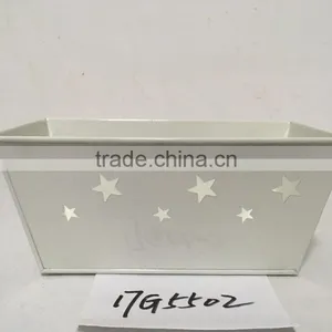 Wholesale New Sign Rectangle Home Garden Deco Shenzhen a Zinc Coated Wide Flower Pot thumbnail-4