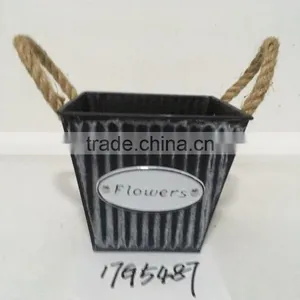 Chia High Quality Rectangle Wall Hanging Planter for Indoor Planting thumbnail-3