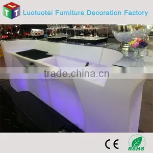 Nightclub Modern Plastic Illuminated LED Furniture Portable Mobile Led Bar thumbnail-5