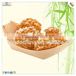 Japanese Style Disposable Boat Shape Wood Food Dinnerware thumbnail-5