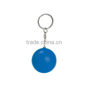 Portable Foam Rubber Anti Stress Keyring With pu Ball thumbnail-1