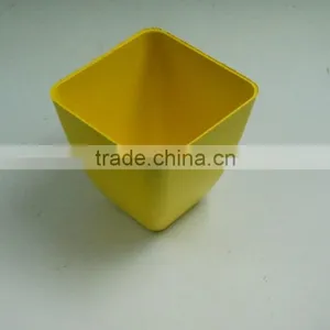 2016 Hot Selling Bio Eco Bamboo Fiber Square Flower Pot thumbnail-4