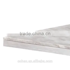 Foshan Cohen Thick Marble Top Tea Center Table With High Gloss Stainless Steel Frame thumbnail-4