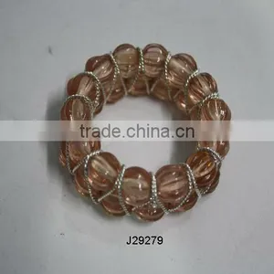 Napkin Ring in Glass Beads Can be in Any Colour thumbnail-1