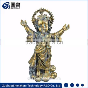 Religious Act Church Decoration Antique Holy Baby Jesus Statue for Sale thumbnail-1