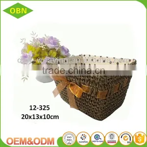 Wholesale Colorful Cheap Mini Woven Crochet Basket thumbnail-4