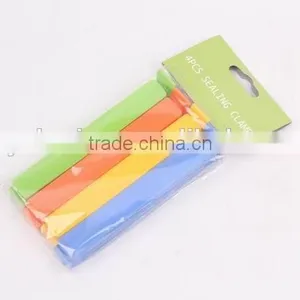 4pc Food Sealing Clamp/colorful Bag Clip thumbnail-1
