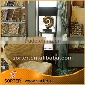 High Quality Metal Sequin Fabric Bedroom Curtains thumbnail-2