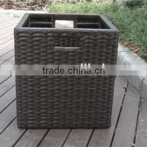 Outdoor Furniture Waterproof Rattan Storage Boxs With Cushion thumbnail-6