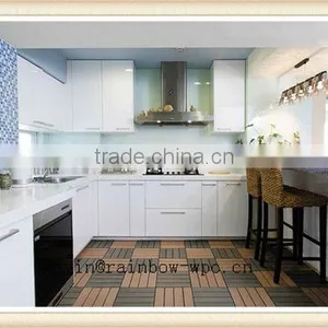Outdoor Interlocking Floor Tiles WPC,Outdoor Lowes Cheap Wpc Diy Interlocking Composite Deck Tiles thumbnail-5
