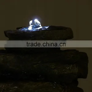 Cascading Rocks Tabletop Fountain With LED Lights thumbnail-4