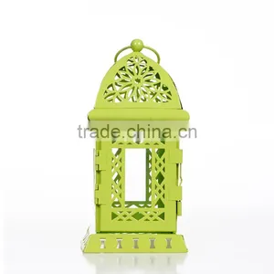 Romantic European Iron Candle Holders for Home/ Wedding Decoration European Classical Hollow Iron Candlestick/ Lamp Holder thumbnail-2