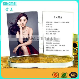 Fashion Acrylic Screw Photo Frame & Crystal Plexiglass Photo Picture Frame Small Acrylic Frame thumbnail-6