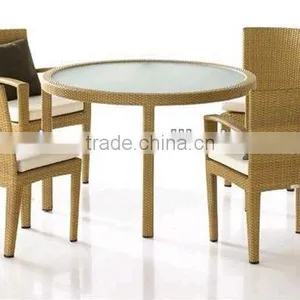 5pcs Outdoor And Garden Rattan Dining Table and Chairs Set thumbnail-1