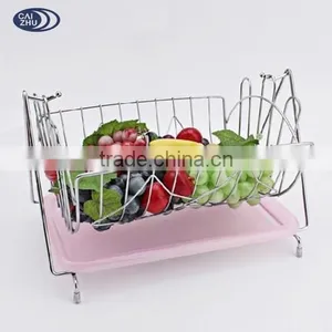 2017 New Style Handicraft Metal Fruit Rack Basket From CAIZHU thumbnail-6