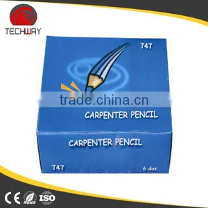 Oval Type 7" Natural Wood Carpenter Pencil thumbnail-2