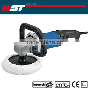 HS1101 Electric Polisher 180mm 1350W Hand Buffing Machine thumbnail-1