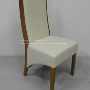 Wood Restaurant Dining Chair thumbnail-1