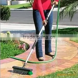 BSCI Deachable Handle Flow Water Garden Broom, Factory PAHS Deck Brush for Garden and Outdoors, Garden Decks Floor Cleaner thumbnail-3