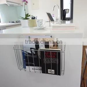Reuseable and Removeable Wall Mounted Magazine Rack thumbnail-2