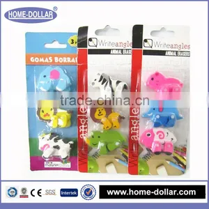 Factory Wholesale School Kids Mini Stationery Non Dust Smiling Face Emoji Eraser thumbnail-4