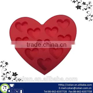 Heart Shape Silicone Ice Cube Mold,ice Cube Tray,chocolate Mold CK-C122 thumbnail-1