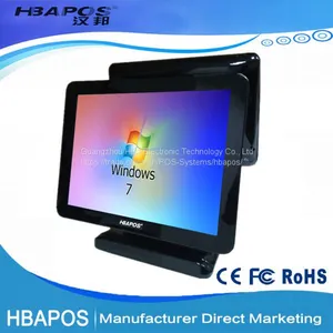 HBA-Q7 All In One Pos System/ Touch Screen Supermarket Cash Register Retail Pos Machine thumbnail-1