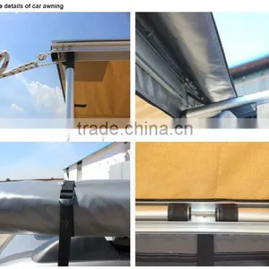 Off Road Awning Polycotton 4wd Car Top Side Awning With Roof Top Tent thumbnail-4