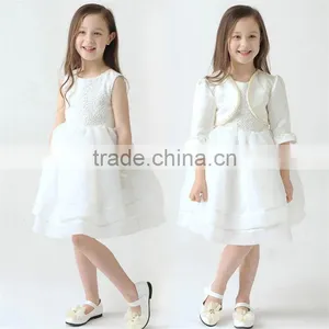 Elegant Baby Girls Christening Dresses Flower Lace Girl Ceremony Dress Princess Birthday Party Baby Girl Formal Occasion Dress thumbnail-1