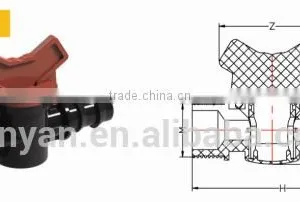 TY High Quality PP Compression Fittings IRRIGATION VALVE Eco-friendly Cheap Price Full Size Factory Price List Discount thumbnail-1