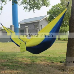 Factory Wholesale Lightweight Folding Nylon Outdoor Camping Hammock,portable Parachute Hammock thumbnail-3