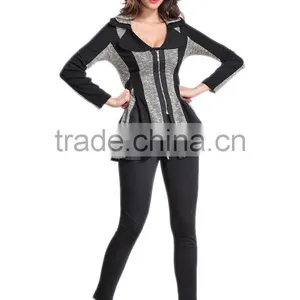 2014 New Arrival Ladies'Long Sleeve Blazer / Jacket With Flare Hem thumbnail-3