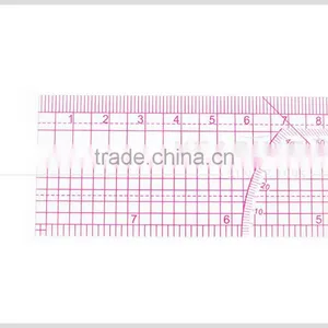 Factory Wholesale High Quality Sandwich Line Printing 1.2mm Thick 20cm&8" Clothes Making Garment Ruler #B-56 thumbnail-2