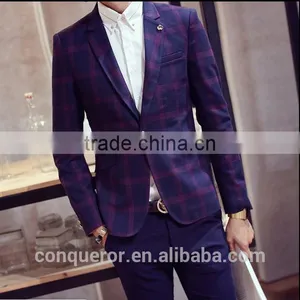 Grid Window Pane Man Suit.BSPL0642 thumbnail-2