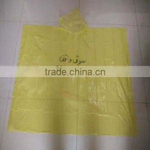 Poncho Raincoat Disposable Custom Printed Raincoat thumbnail-5