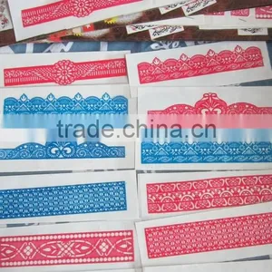 ARMBAND HENNA Mehndi STENCIL DESIGN Reusable thumbnail-1