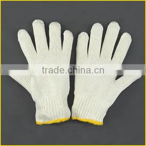 Shenzhen Supply White Cotton Knit Gloves for Consturction thumbnail-1