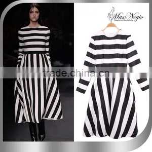 Maxnegio Digital Full Printed Maxi Long Sleeve Women Casual Dress thumbnail-1