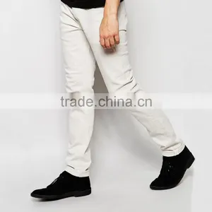 White Plain Denim New Style Jeans Pent Men Wholesale China thumbnail-4