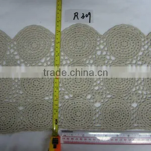 100% Cotton Fabric With Crochet Pattern thumbnail-1