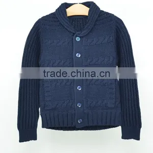 School Uniform Boys Cardigan Kids Winter Sweater thumbnail-1
