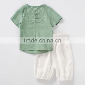 Zm35672a Wholesale Clothes Manufacturer 2017 Fashion Kids Clothing Set thumbnail-2