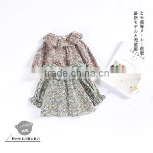2017 Wholesale Toddler Girl Clothing Girls Shirts Kids Long Sleeve Cotton Floral Blouses Baby Clothes thumbnail-1