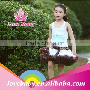 Hot Baby Girl Leopard Skirt Wholesale Pettiskirts thumbnail-1
