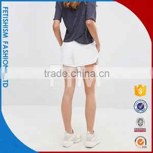 PU Sports Shorts Female Summer Loose Wide Leg Running Hot Shorts Women Youth Girl Casual Home Yoga Pants thumbnail-3