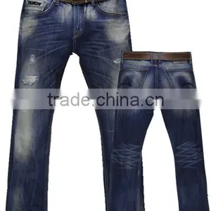 Fashion New Design High Quality Denim Jeans Destroy Pants Professional Jeans Manufacturer in China thumbnail-1
