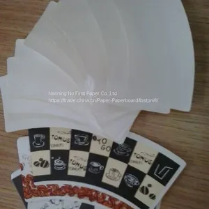 Single Side Coated Cup Fan/Base Paper/Fan-shape Paper thumbnail-4