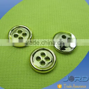 South America Hot Sale Girl Clothing Plating Concave Two Hole Plastic ABS Sewing Buttons thumbnail-3
