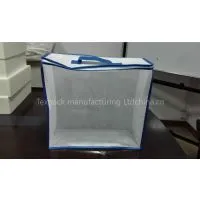 Hot Sale Custom Biodegradable Eco-friendly Clear Plastic Tote Bags thumbnail-1