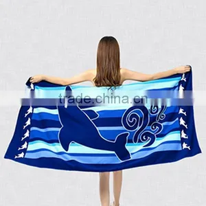 Velour Reactive Printing Beach Towel Photo Printed Velour Beach Towel thumbnail-2